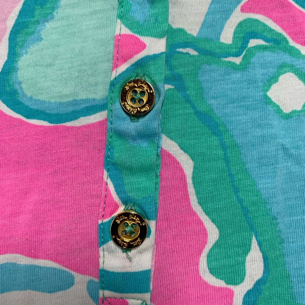 Lilly Pulitzer Floral Cotton Peru Dress Size S - Picture 4 of 5